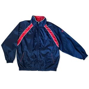 Vintage Wilson Men’s Track Jacket Windbreaker Full Zip‎ Nylon XL Athletic 90’s